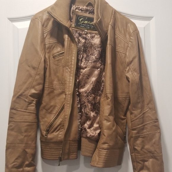 Guess Leather Jacket - Picture 3 of 5